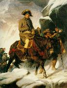 Hippolyte Delaroche Bonaparte Crossing the Alps oil painting reproduction